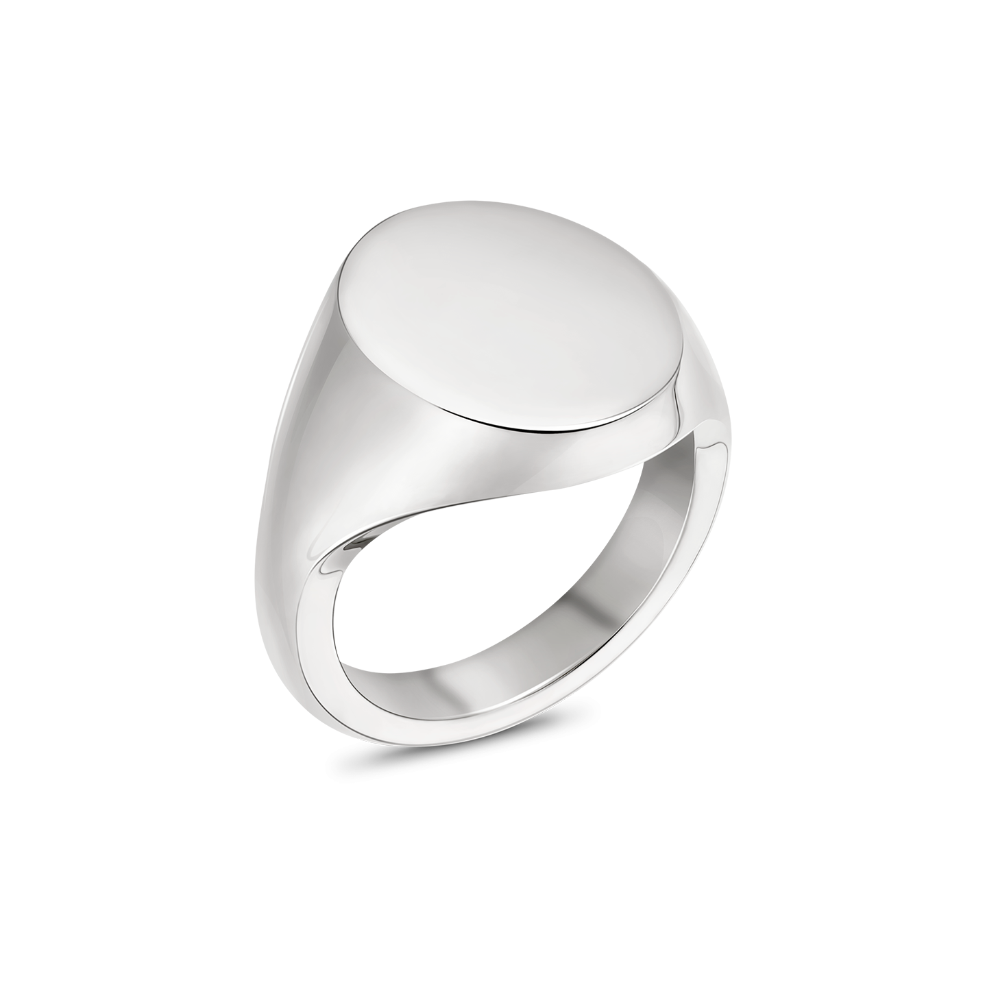 Sterling Silver Oxford 55 Signet Ring