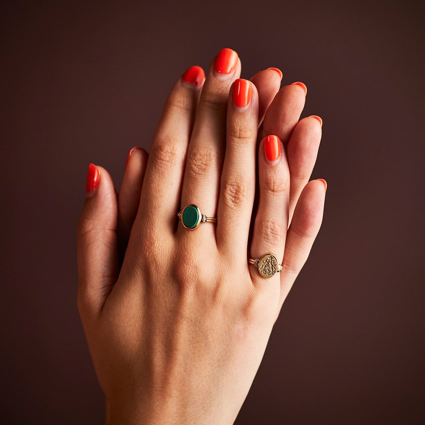 Era Diamond Signet Ring