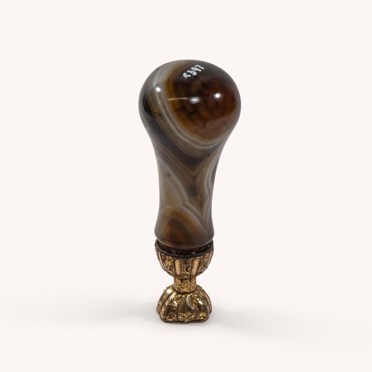 Desk Seal | Brown Agate & Bloodstone Desk Seal