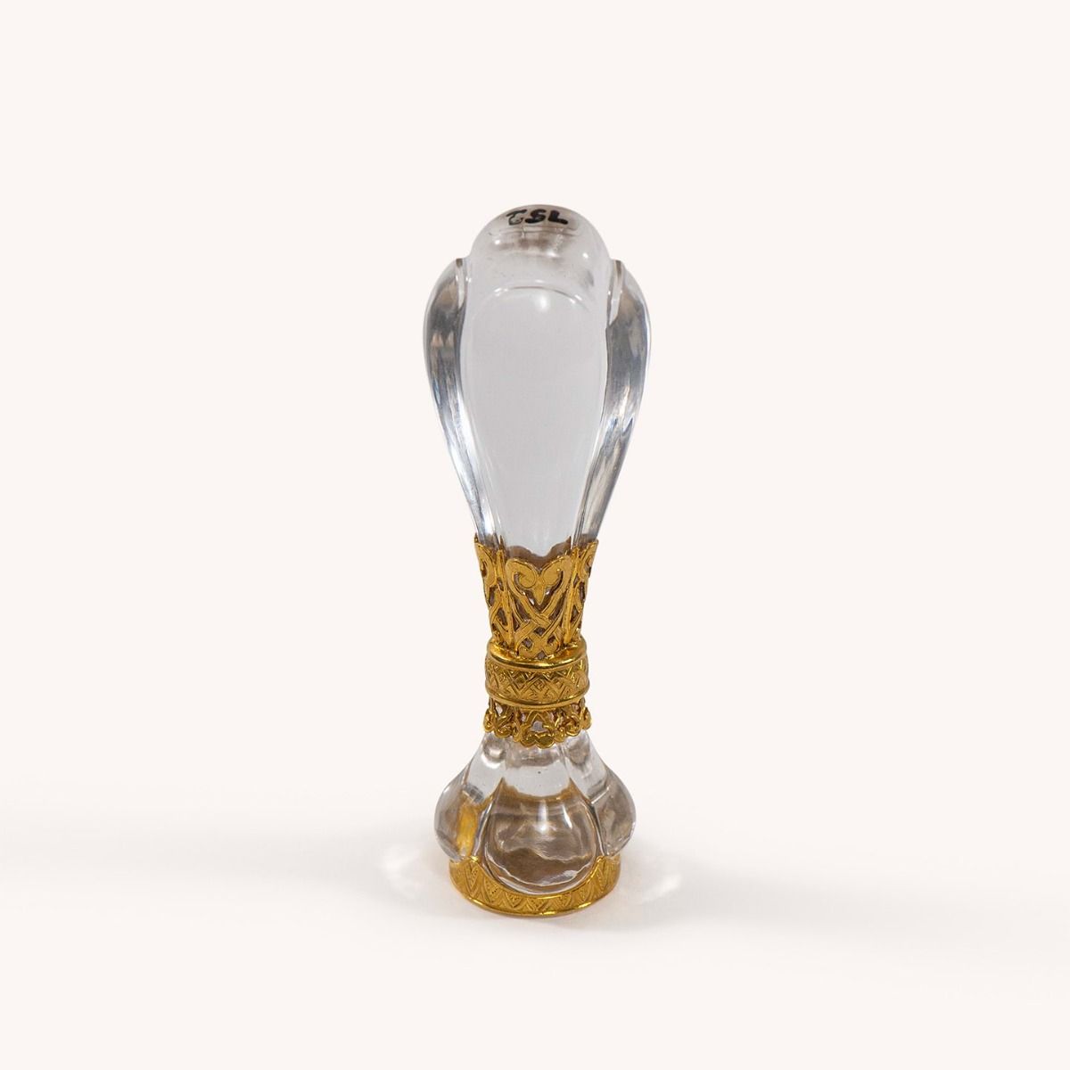 Desk Seal | Clear Crystal & Gilt Desk Seal