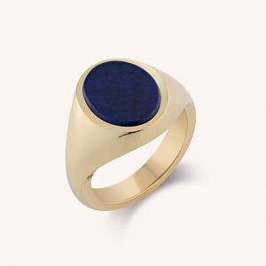 Stone Set Oxford 55 Signet Ring