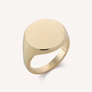Round Signet Ring