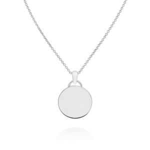 Sterling Silver Round Pendant
