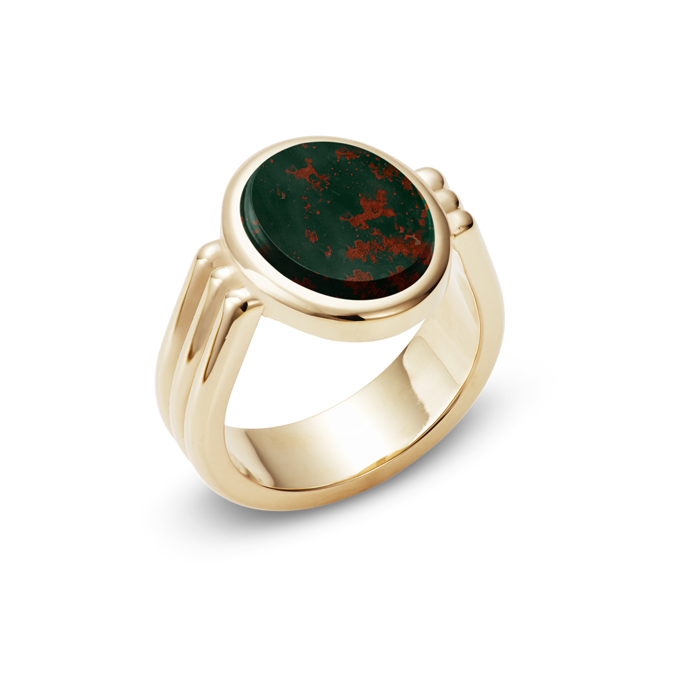 Engraved Oval Stone Ring 22号 Stone Set Era Oval Signet Ring | Rebus Signet Rings
